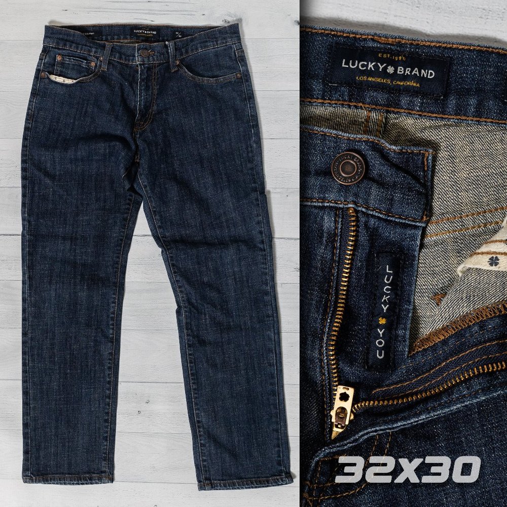 Lucky Brand 221 Straight Leg Denim Jeans - 32x30